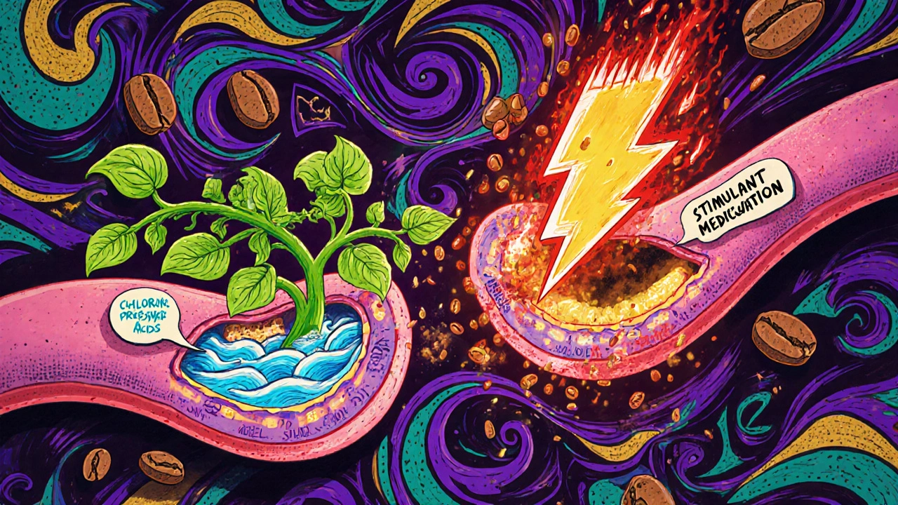 Green Coffee Extract and Stimulant Medications: What You Need to Know About Blood Pressure Risks