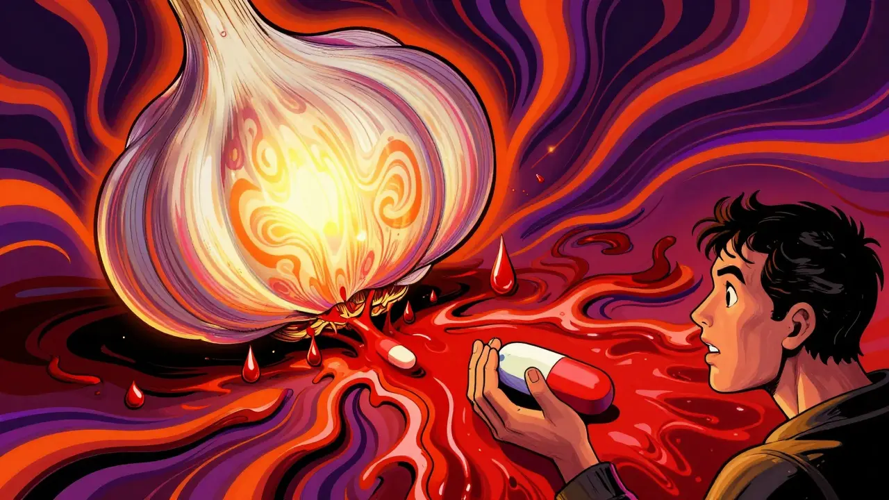 Garlic Supplements and Anticoagulants: What You Need to Know About Bleeding Risks