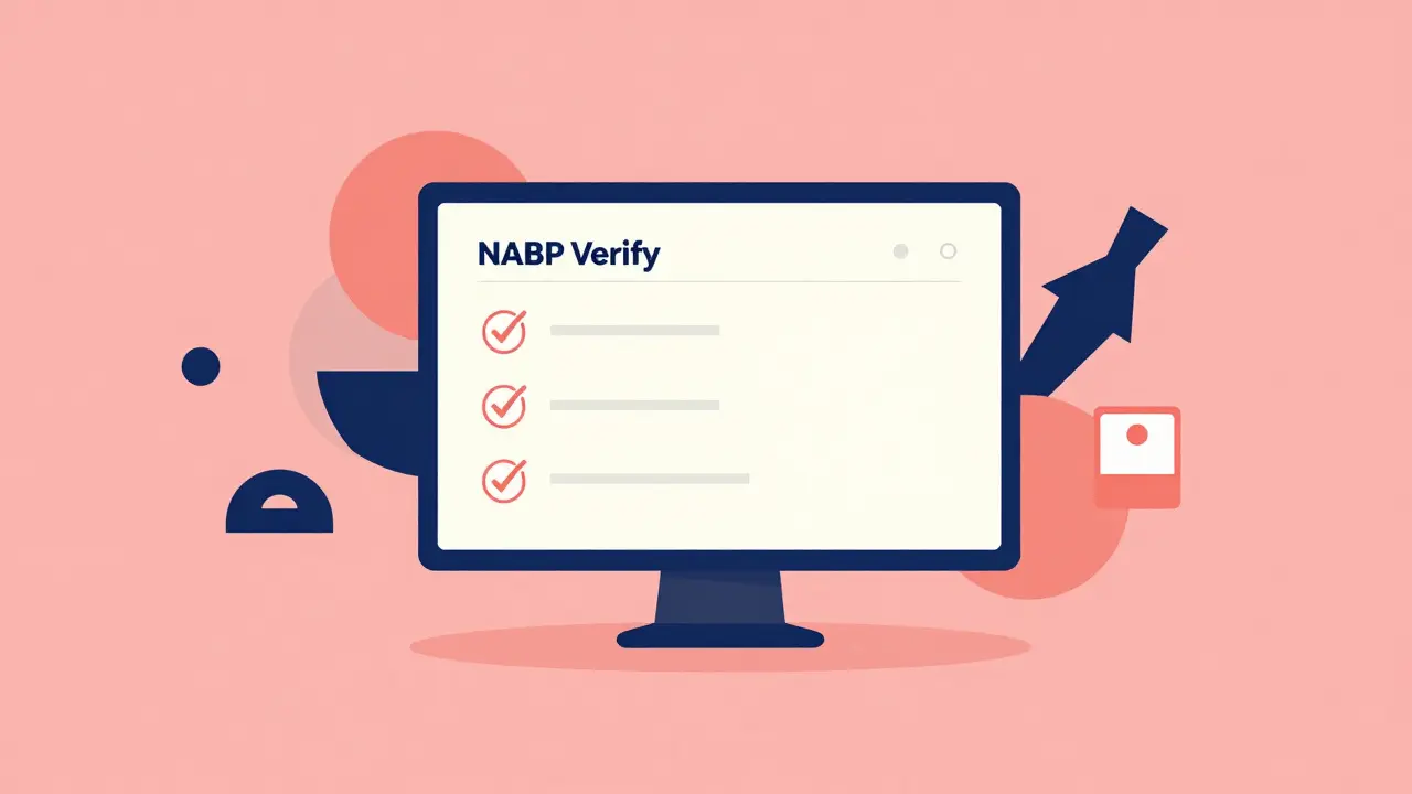 Digital dashboard showing multi-state pharmacy license checks.