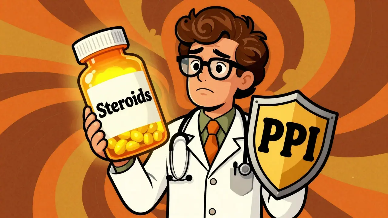 Gastric Ulcers from Corticosteroids: Prevention and Monitoring Protocols
